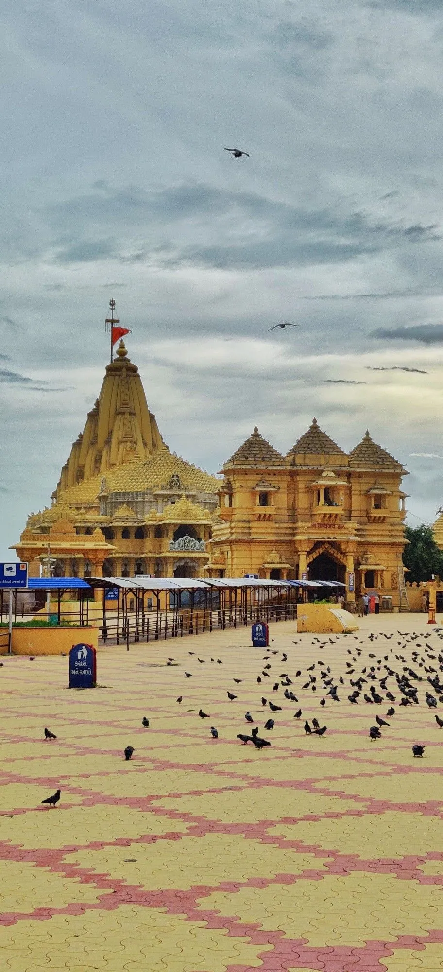Taxi service to Somnath Mandir in Somnath, Gujarat — visited on Mahadev Cabs taxi routes from Rajkot